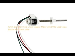 Moteur pas à pas micro linéaire de 15 mm de diamètre avec vis à plomb 5VDC Bipolaire avec curseur en plastique