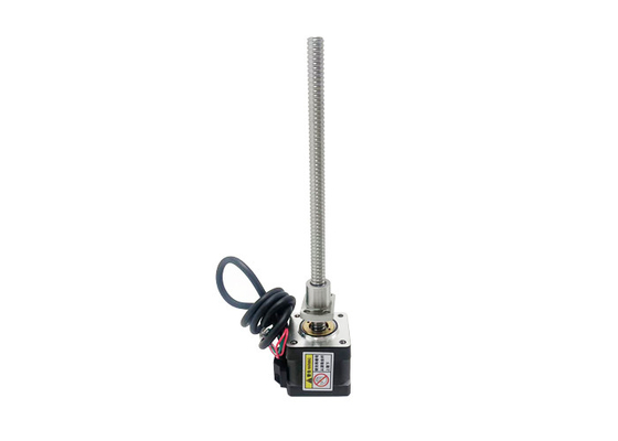 Nema 14 35 mm moteur à vis à bille hybride pas à pas 1,8° angle de pas tension 1,4 / 2,9V courant 1,5A,4 fils de plomb