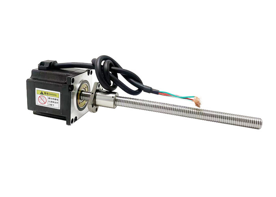 Nema 23 57 mm moteur à vis à bille hybride pas à pas 1,8° angle de pas 4 fils de plomb pour équipement de diagnostic médical