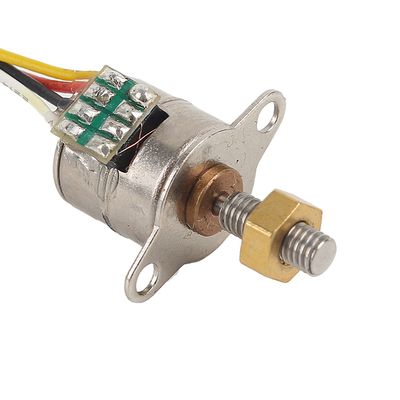 Moteur pas à pas à deux phases de 10 mm 5 V avec vis M3 et écrous en cuivre