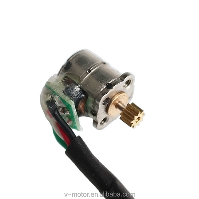 Moteur pas à pas micro 3,3 V 6 mm, 2 phases, 4 fils, 3000 tr/min