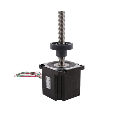 High torque 86mm hybrid NEMA34 stepper motor 4.5N.cm bipolar linear stepper motor with nut