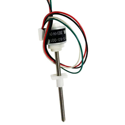Micro 15mm diameter linear motor, 5VDC motor, long stroke customizable screw with POM nut